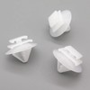 VVO Fasteners White Plastic Clips Side Skirts Sill Trim Compatible