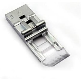Clear View Foot #795818107 para Janome CoverPro 1000CPX, 2000CPX máquina de 3 agujas