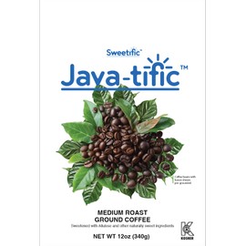 Allulose Coffee Super Smooth Medium Roast Ground Coffee Sweet but not sugary, Zero Calories