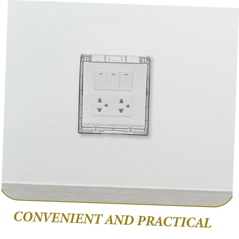 Operitacx Outdoor Sockets Waterproof Socket Rainproof Box Wall Switch Cover