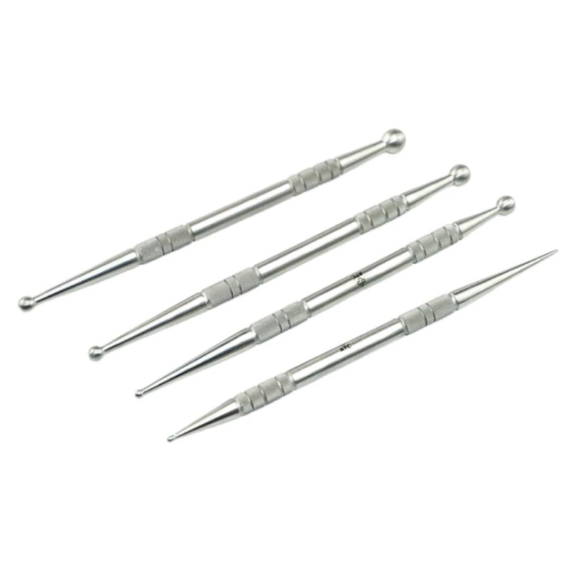 Stainless Steel Massage Sticks 5 and 8 mm, 15 cm