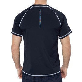 Camisetas de natación para hombre, protección solar UPF 50+, de secado rápido, protección solar, protección solar, protección contra erupciones para exteriores, playa y pesca