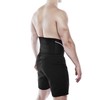 Rehband Back Brace Black, Back Support Belt Made of 5