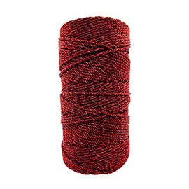 Twine by Design #36 3-Strand Twisted Rosary Twine - Excellent Quality Twine for Crafts, DIY Projects, Rosaries (Crimson)