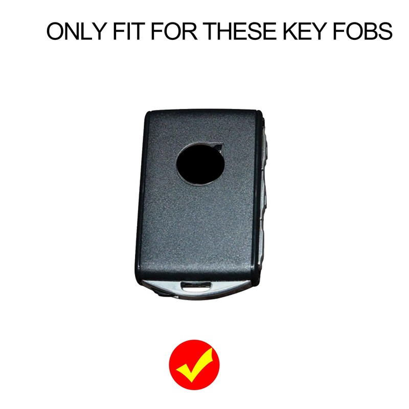2 Pcs for Volvo Key Fob Cover XC90 XC60 S60