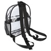 Clear Backpack Waterproof Heavy Duty Fashionable Eco Friendly PVC Transparent