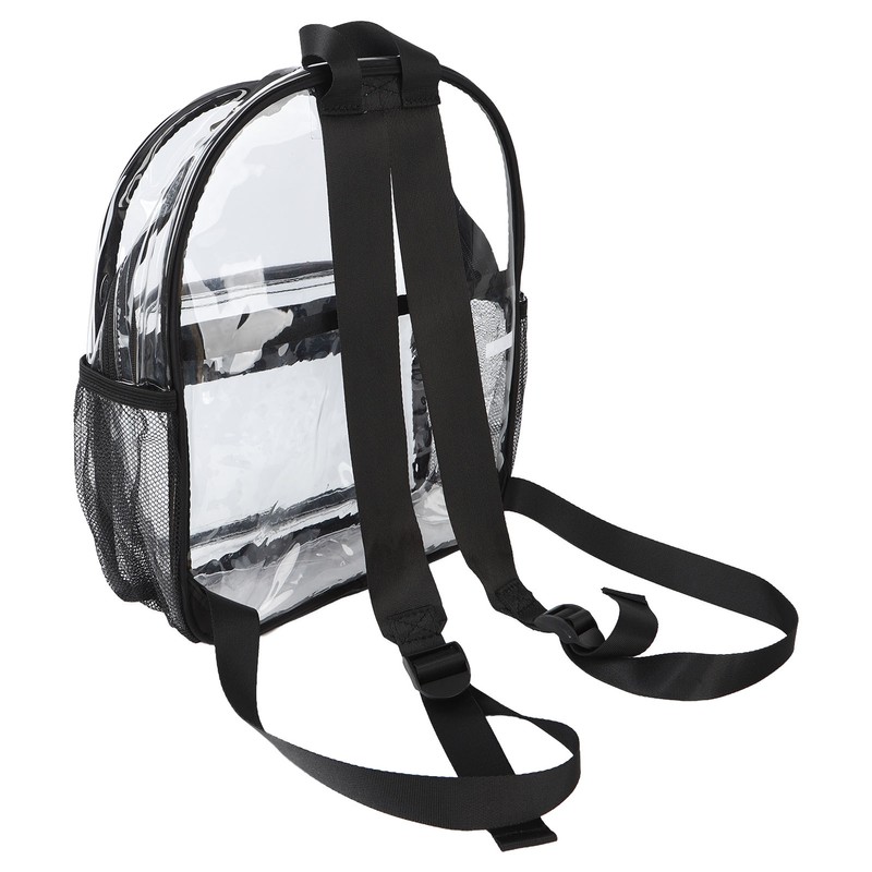 Clear Backpack Waterproof Heavy Duty Fashionable Eco Friendly PVC Transparent
