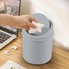Lesbin 2 L Mini Desktop Bin with Lid, Table Waste