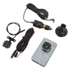 4in Touch Screen Driving Recorder 1080P Dual Dash Cam Night