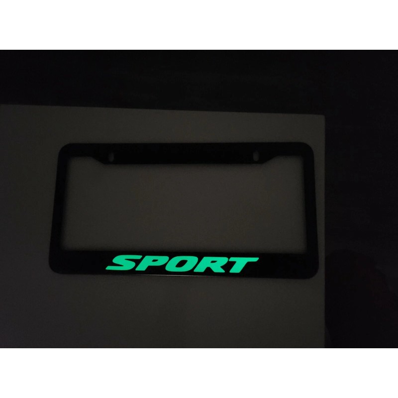 Red Line GLOWING Honda Sport License Plate Frame Tag Cover
