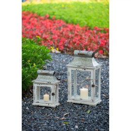 Wooden Hurricane Lantern Holder Decorative Indoor Outdoor Candle Jar for Home Garden Wedding Multiple Sizes Availablecolor: as Pic Color