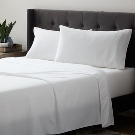Lucid Microfiber Wrinkle and Stain Resistant Sheet Set with a Deep Pocket Design in a Super Soft Brushed Finish