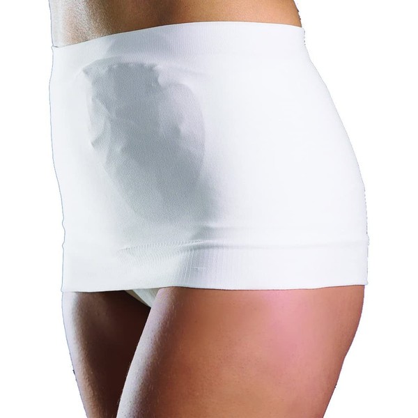 Corsinel StomaSafe Plus Ostomy/Hernia Support Garment Light 3216 by TYTEX (White, L/XL), 47-1/2" - 55-1/2" Hip Circumference
