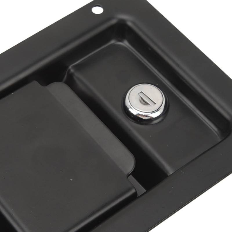 Trailer Paddle Lock ,Black Toolbox Handle Latch with 2 Keys