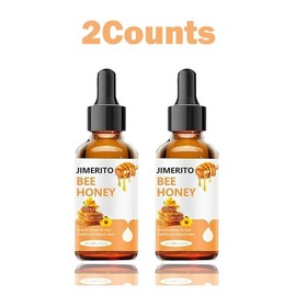 Honey Eye Care Serum,Honey Eye Cleansing Serum,Skincare Comfort Bee Honey Eye Soothing Lotion Honey Essence Fast-Acting Eye Cream, Daily Use Eye Care Product.:_2 Count