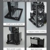PC Creative Assembly Frame Test Bench，Open Air Frame Case, DIY