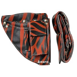 Hairdressing Tools Bag Holster/Pouch. Selection of Colours and Designs (Back & Brown)