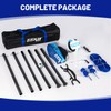 Outdoor Portable Volleyball Net Set with Anti-Sag Winch System