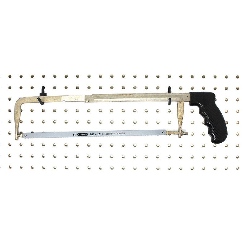 Plastic Black J and L Style Peg Board Hooks Combo