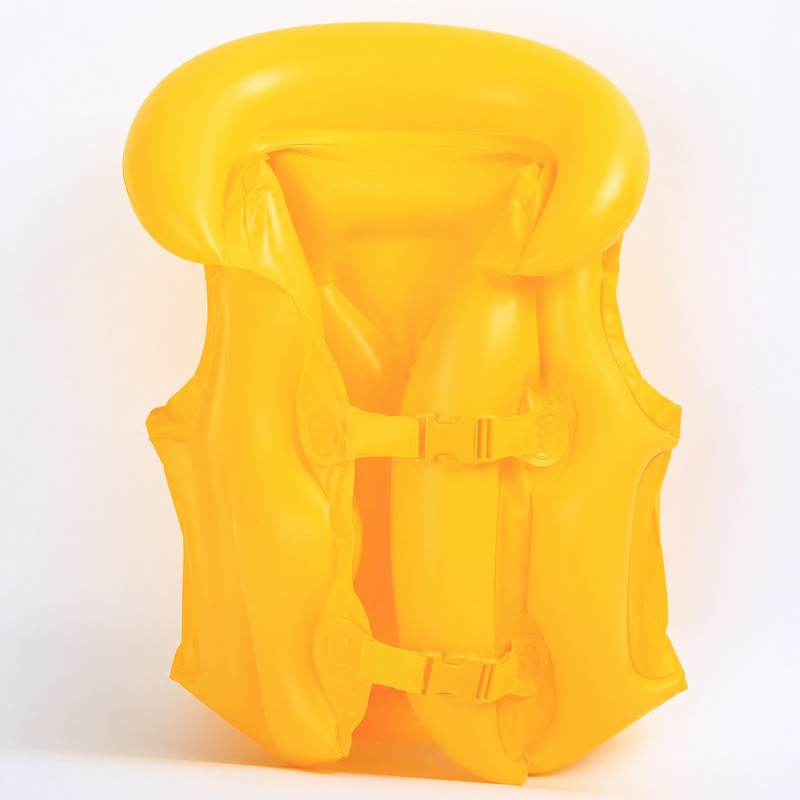 Inflatable Kids Swim Training Vest – Portable PVC Buoyancy Aid