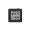 BOMATA Digital Thermometer Hygrometer Comfort Display Standing, Hanging, Stickable Black