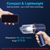 KMM Handheld Car Vacuum Cleaner with LED Light & Multi-Nozzles