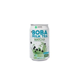 (Pack of 12) DaoHer Matcha BOBA Milk Tea Multipack || Japanese Matcha || Konjac BOBA || No.1 Canned BOBA