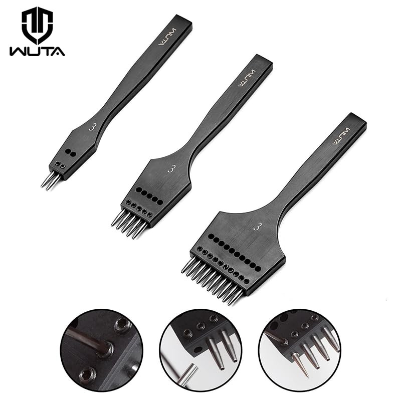 WUTA Removable Circle Leather Hole Punch Lacing Stitching Professional Working