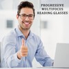 VisiWell 4 Pack Progressive Multifocus Reading Glasses Blue Light Blocking