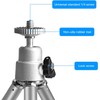 Mini Tripod Stand for Webcam, 12.7-17 cm Adjustable Height, 1/4-inch
