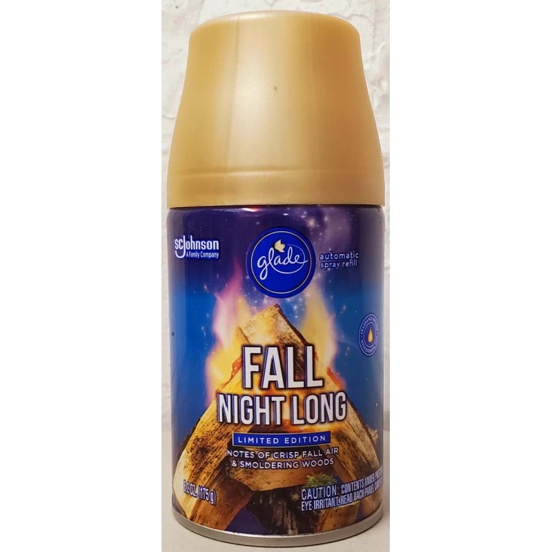 Glade 6 Glade Fall Night Long Automatic Spray Refill Limited