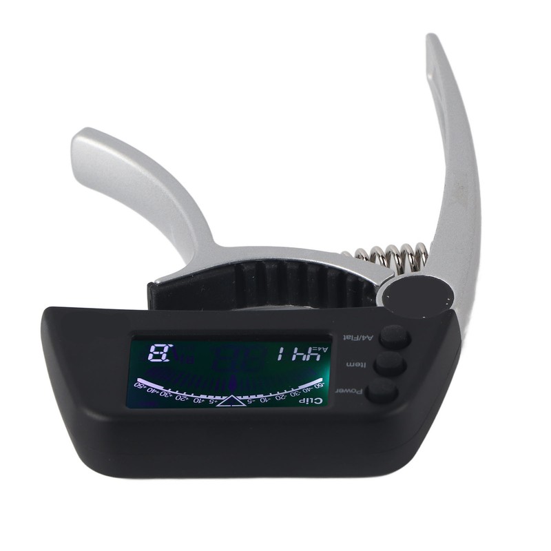 Guitar Capo Tuner Zinc Alloy ABS 2 in 1 Clip