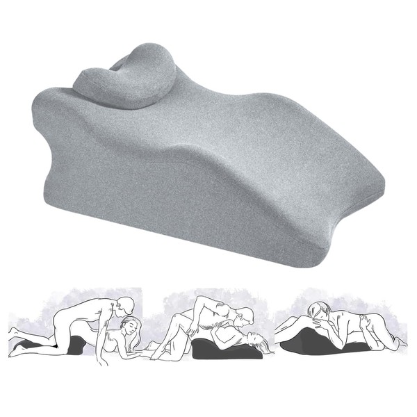 Gaotyibao Memory Foam Wedge Pillow for Sleeping, Reading and Back