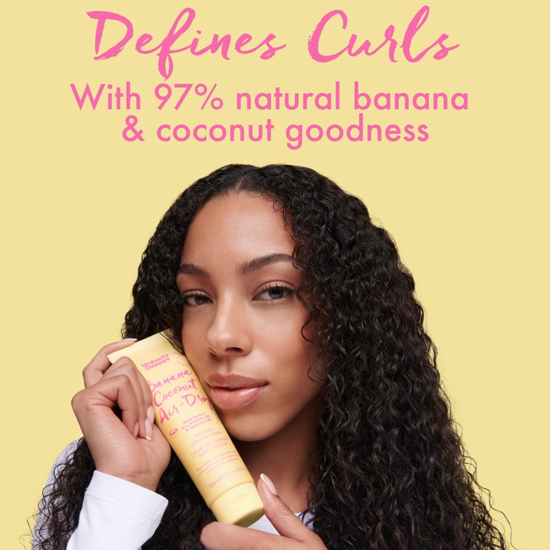 Umberto Giannini Banana Coconut Air Dry Cream 150ml - Weightless