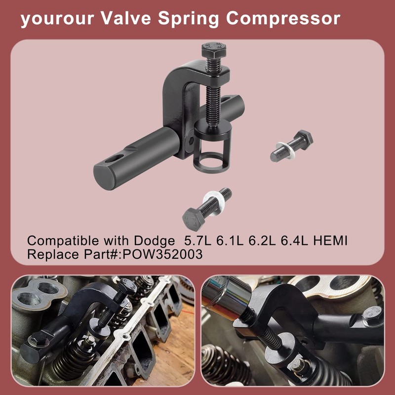 yourour POW352003 Valve Spring Compressor Compatible with Dodge Ram 2500