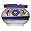 Ceramic Ashtrays Hand Made Moroccan smokeless Ceramic Medium Vivid Colors