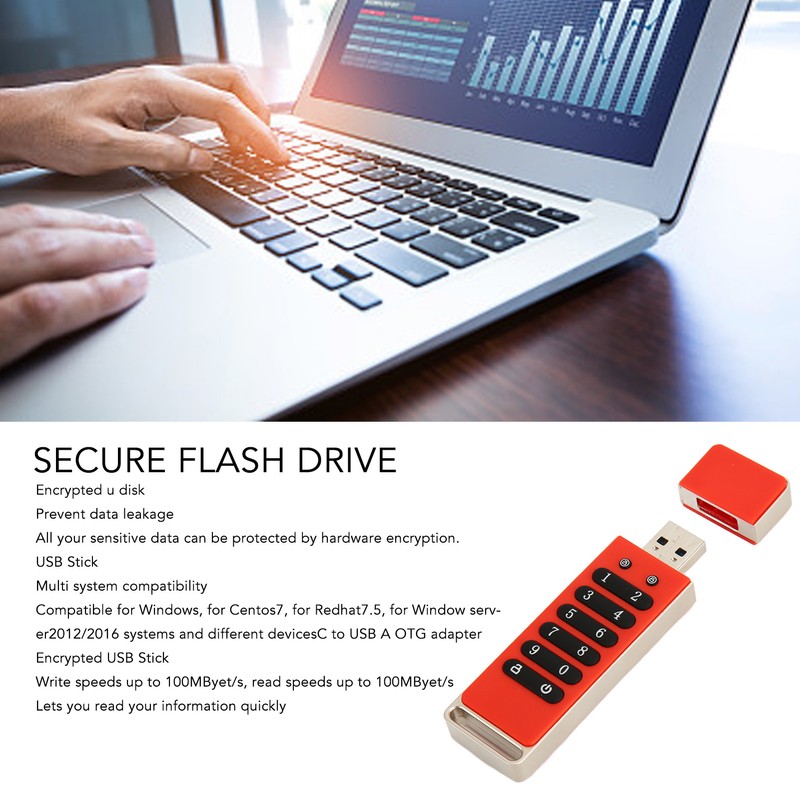 Encrypted USB Drive Secure Flash Drive Prevent Data Leakage U