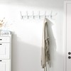 SKOLOO Coat Rack Wall Mounted - 6 Hooks, Heavy Duty,