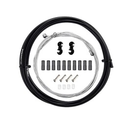 Bicycle Shift Cable, Shift Wire, Shift Cable Set, Bicycle Replacement Parts, Universal Bicycle Shift Cable for Mountain Bike and Road Bike, Bicycle Cable Set (Black)