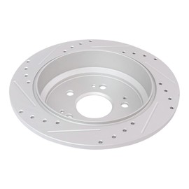 Front and Rear Performance Brake Rotors Set Premium G-Coated Cross Drilled & Slotted Compatible with 2005-2010 Honda Odyssey