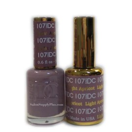 DAISY DND DC GEL - DUO SET (GEL + MATCHING LACQUER) - 107 LIGHT APRICOT