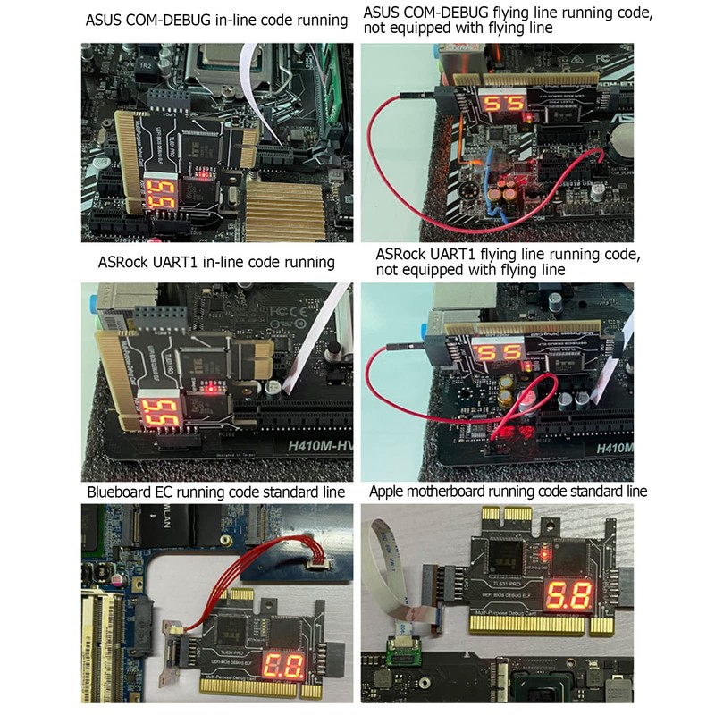 Jadeshay TL631 Pro Motherboard Analyzer Diagnostic Card, PCI Mini PCI-E