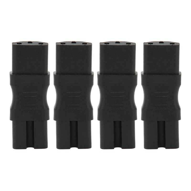 4pcs IEC320 C13 to IEC320 C15 Power Adapter Professional Standard