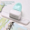 Hole Punch, 9027 Loose Leaf Hole Punch Daily Planner Adjustable