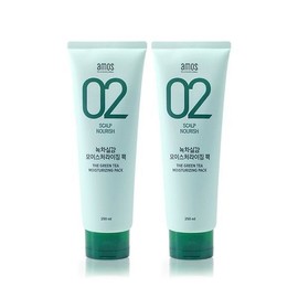 (NS Home Shopping) Amos Green Tea Real Feel Intensive Moisture Pack 250ml / (NS홈쇼핑)아모스 녹차실감 인텐시브 모이스처 팩 250ml