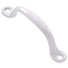 Hardware Essentials Utility Pull White Coating 3-3/4" 851569