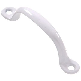 Hardware Essentials Utility Pull White Coating 3-3/4" 851569