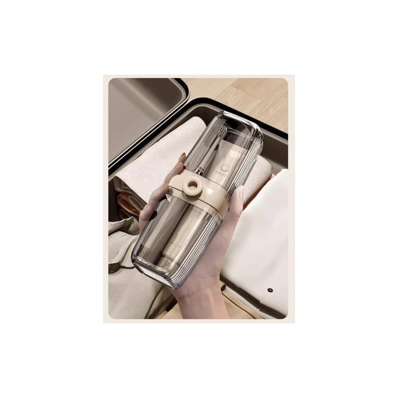2 Piezas Estuche para cepillos de Dientes de Viaje, Soporte