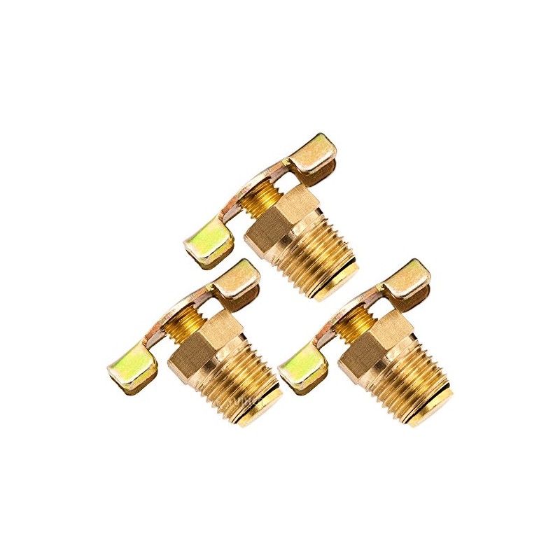 Vixen Horns 1/4" NPT Wing/Petcock Style Drain Valve for Train/Air