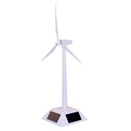 Fyearfly Mini Solar Energy Windmill, Kids Intelligent Plastic Solar Windmill Windmill Model Educational Toy Kids Science Teaching Toy